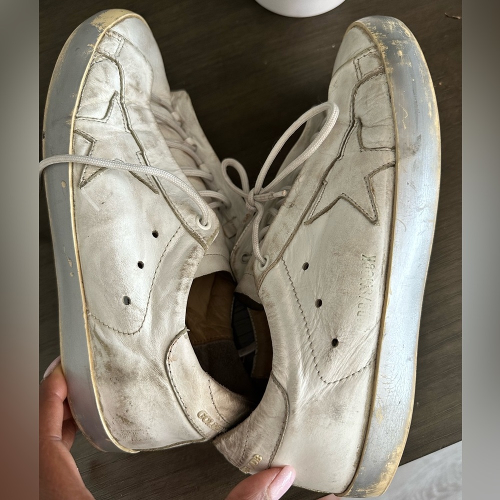 Golden Goose Sneakers Smock White Leather size 9